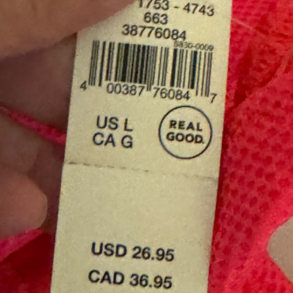AA-468‎ Aerie NWT Pink Lined Summer Swim Bikini Bottoms Size L - Picture 6 of 12